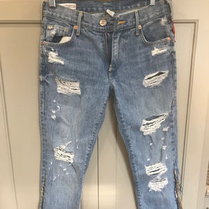 True Religion Aubery Style Boyfriend Jeans - 24